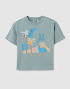 OVS T-SHIRT DINO W/APPLIC
