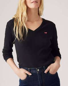 LEVIS ESSENTIAL HM LS VNECK