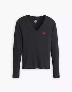 LEVIS ESSENTIAL HM LS VNECK