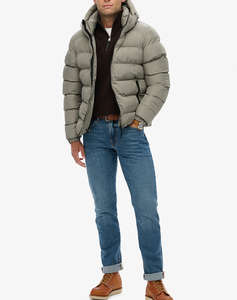 SUPERDRY D1 SDSW HOODED SPORTS PUFFER JACKET GEACA DE BARBATI