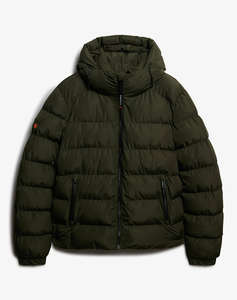 SUPERDRY D1 SDSW HOODED SPORTS PUFFER JACKET GEACA DE BARBATI