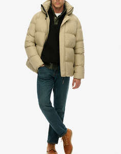 SUPERDRY D2 SDSW HOODED 5 BAFFLE SPORTS PUFFER GEACA DE BARBATI