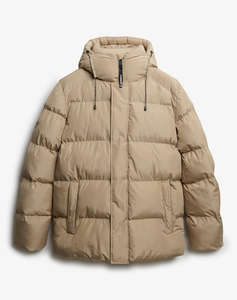 SUPERDRY D2 SDSW HOODED 5 BAFFLE SPORTS PUFFER GEACA DE BARBATI