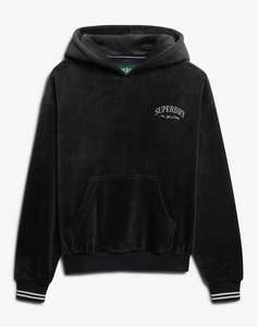 SUPERDRY D2 SDSW COUNTRY CLUB VELOUR RELAX HOOD HANORAC DE DAMA
