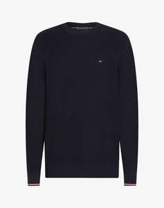 TOMMY HILFIGER RWB RIB CREW NECK