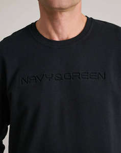NAVY&GREEN BLUZA DECOLTEU M/M