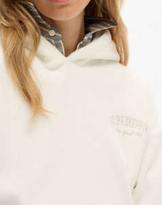 SUPERDRY D2 SDSW COUNTRY CLUB VELOUR RELAX HOOD HANORAC DE DAMA