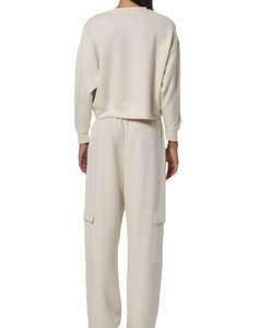 BODY ACTION WOMENS MODAL CROP SWEATSHIRT