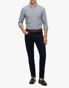 SUPERDRY D2 STUD CLASSIC OXFORD L/S SHIRT CAMASA DE BARBATI