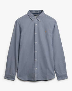 SUPERDRY D2 STUD CLASSIC OXFORD L/S SHIRT CAMASA DE BARBATI