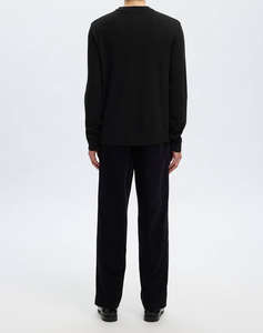SELECTED SLHTRAY MERINO BRUSHED RELAXED CREW NOOS