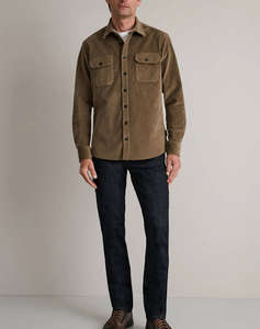 NAVY&GREEN OVERSHIRT