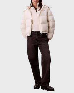 CALVIN KLEIN ESSENTIAL MIDWEIGHT PUFFER JACKE