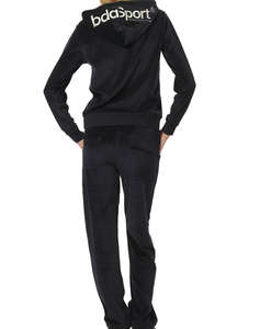 BODY ACTION WOMENS BASIC VELOUR PANTS
