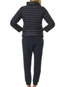 BODY ACTION WOMENS QUILTED JACKET WITH COLLAR