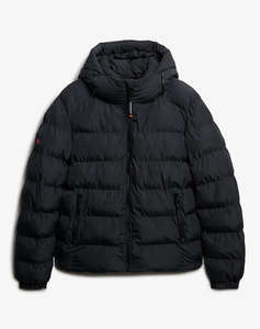 SUPERDRY D1 SDSW HOODED SPORTS PUFFER JACKET GEACA DE BARBATI