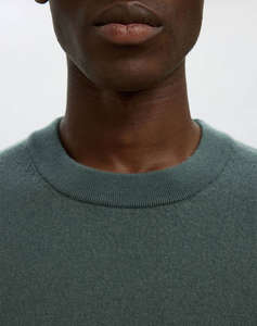 SELECTED SLHTRAY MERINO BRUSHED RELAXED CREW NOOS