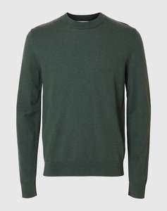 SELECTED SLHTRAY MERINO BRUSHED RELAXED CREW NOOS