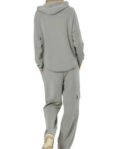 BODY ACTION WOMENS WIDE-LEG CARGO TROUSERS