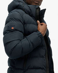 SUPERDRY D1 SDSW HOODED SPORTS PUFFER JACKET GEACA DE BARBATI