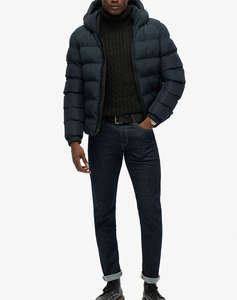 SUPERDRY D1 SDSW HOODED SPORTS PUFFER JACKET GEACA DE BARBATI