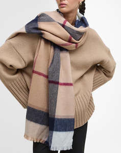 BARBOUR BARBOUR ROSEFIELD TARTAN SCARF