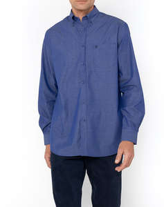 THE BOSTONIANS CAMASA FIL A FIL REGULAR FIT Plain FIL A FIL Button-down Regular Fit