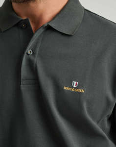 NAVY&GREEN POLO BLUZA