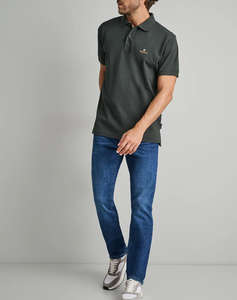 NAVY&GREEN POLO BLUZA