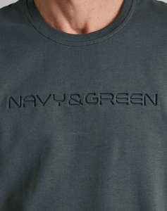 NAVY&GREEN BLUZA DECOLTEU M/M