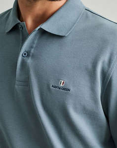 NAVY&GREEN POLO BLUZA