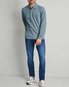 NAVY&GREEN POLO BLUZA