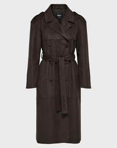 ONLY ONLBINE LIFE FAUX SUEDE TRENCHCOAT OTW