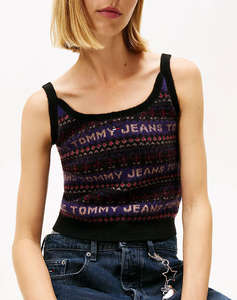 TOMMY JEANS TJW FAIRISLE CAMI