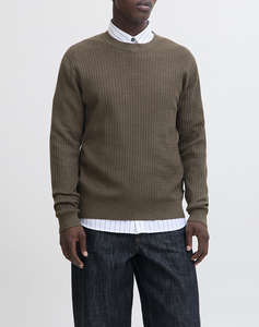 JACK&JONES JPRBLUBARKLEY KNIT CREW NECK CH LN