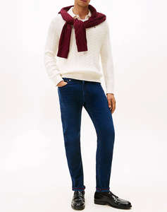 TOMMY HILFIGER SLIM BLEECKER PSTR SKY DEEPBLUE