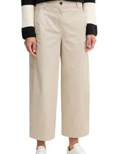 CALVIN KLEIN JEANS STRETCH COTTON TWILL BARREL LEG