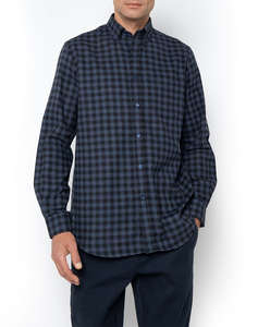 THE BOSTONIANS CAMASA MAVERICK FLANNEL REGULAR FIT MedCheck FLANNEL Button-down Regular FIT
