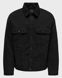 ONLY&SONS ONSWILSON SHERPA BLK 0971 DNM JACKET