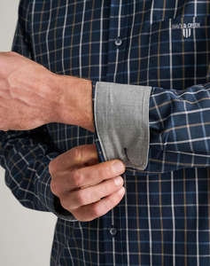 NAVY&GREEN CAMASA COMFORT FIT