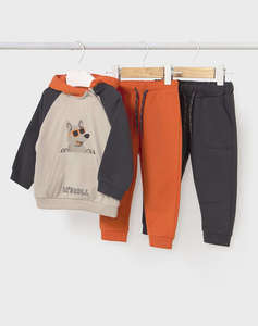MAYORAL SET BEBE 2 PANTALONI