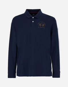 LAMARTINA BLUZA POLO MM MAN L/S POLO PIQUET STRETCH