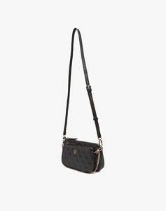 GUESS NOELLE II DBL POUCH CROSSBODY GEANTA DE DAMA (Dimensiuni: 24 x 13 x 5cm.)
