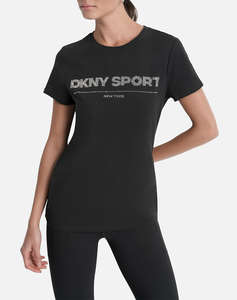 DKNY DP5T1376 LOGO BLUZA CU MANECA SCURTA DKNY