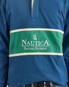 NAUTICA BLUZA POLO ΜΜ Errol Rugby Shirt