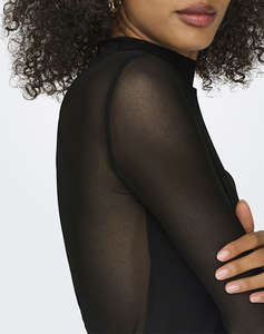 ONLY ONLERICA LIFE MESH L/S TOP JRS NOOS