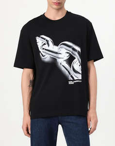 KARL LAGERFELD JEANS KLJ RELAX CHAIN TEE