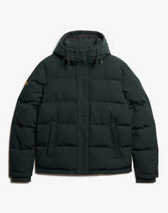 SUPERDRY D2 OVIN EVEREST SHORT HOODED PUFFER GEACA DE BARBATI