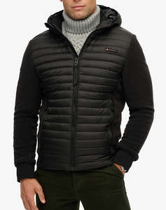 SUPERDRY D1 SDSW HOOD STORM FLEECE HYBRID JKT GEACA DE BARBATI