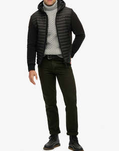 SUPERDRY D1 SDSW HOOD STORM FLEECE HYBRID JKT GEACA DE BARBATI